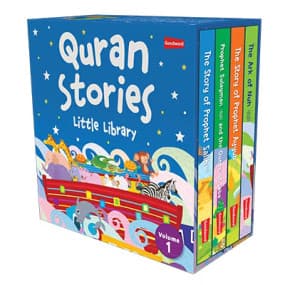 Quran Stories Little Library Vol 1-4 Board Books Set
